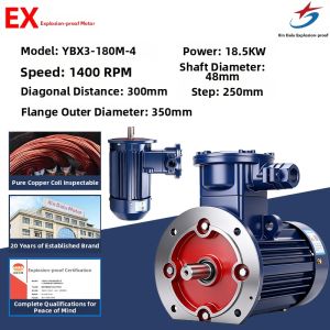MEINWAY | Explosion-proof Gas Isolation Three-phase 380V Copper Core Motor