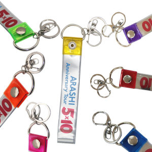 Multicolor Keychain Lanyard Concert Backpack Storage Ribbon Protection Cover Transparent Design Anime Themed Keychain Holder