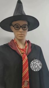 Magic College Eye Glasses Frame Cosplay Costume Accessories for Kids and Adults Round Christmas