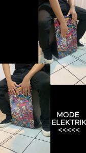Cajon Kajon Kahon Drum Box Motif Akustik Elektrik