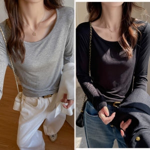 Miiow | Cat Lady Backless Long Sleeve T-Shirt Womens Mesh Splice Oversize Versatile Top Asymmetrical Design Party Travel Casual Date