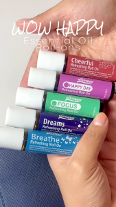 Wowhappy Essential Oil ROLL ON BLENDS 10ML  [ FDA Approved ] (PER BOX IS FOR REQUEST PLEASE DO MESSAGE US)