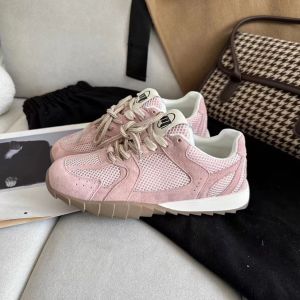 Breathable mesh small waist thick-soled German training shoes womens 2024 spring and summer soft-soled Forrest Gump shoes jogging sports and leisure womens shoes