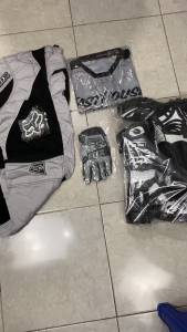 PAKET KOMPLIT STELAN BAJU JERSEY SET CELANA GLOVE DAN SEPATU TRAIL RACING MOTOCROSS
