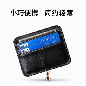 กระเป๋าใส่บัตรหนัง PU บางเฉียบ กระเป๋าใส่เหรียญสั้น กระเป๋าใส่บัตรประจำตัวแบบซิปสำหรับผู้หญิง กระเป๋าใส่บัตรแบบหนัง PU ทรงสี่เหลี่ยมเล็ก