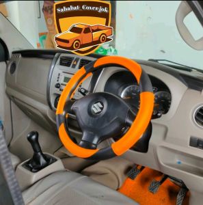 Sarung setir mobil suzuki apv / cover setir mobil suzuki ertiga / bungkus setir mobil suzuki carry futura / variasi sarung setir mobil minibis suzuki new carry / pelindung stir semua jenis mobil minibus