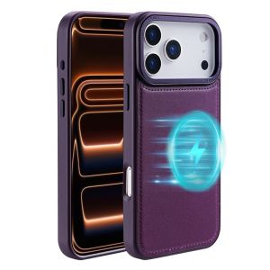 szhaiyu | Luxury Soft Leather Magnetic Case For iPhone 18 Pro Max 17 16 15 14 13 Pro Shockproof Wireless Charge Protective Phone Cover