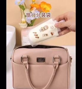 Botol Refill Tempat Isi Ulang Sabun Shampoo Lotion Cair Travel Size Pouch Botol Plastik Fliptop Serbaguna