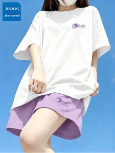 Jeanswest | Womens Student Summer Short Sleeve Shorts Set