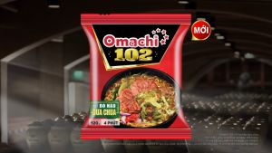 Mì ăn liền OMACHI diamond bắp bò dưa chua gói 121g