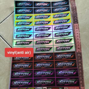 Stiker Team Sotok | Stiker Audio | Stiker Sound System Audio | Stiker Anti Air | Stiker Bahan Vinyl