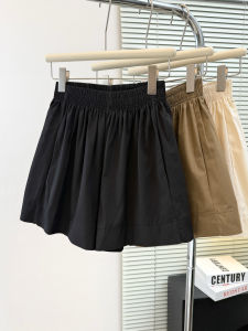 MISHANGYICHU | Minimalist Casual Shorts High Waist Loose Wide Leg Work Trousers