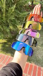 SCVCN Color Photochromic Cycling Glasses Outdoo Fashion Sports Sunglasses Men MTB Cycling Sunglasses Women Road Bike Glasses
