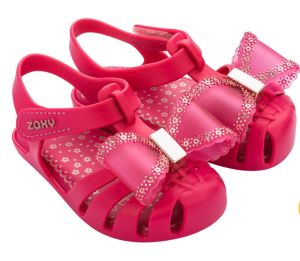 Giày Cao Gót Mùa Hè Cho Bé Gái Zaxy Giày Cao Gót Giày Đế Bằng Có Thắt Lưng Hình Bướm Giày Đế Bằng PVC Giày Đế Bằng PVC