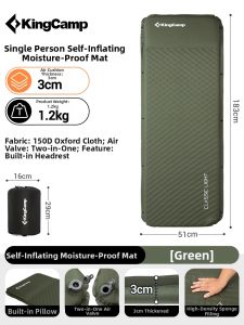 Kingcamp | Camping Air Mattress Sleeping Pad Portable Auto-Inflatable