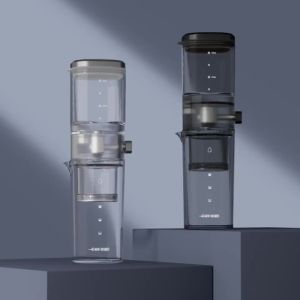 MHW-3BOMBER Iced Coffee Maker 400ml Cold Brewer Portable Cold Brewing Coffee Kettle Glass Coffee Pitcher Summer Camping Tools