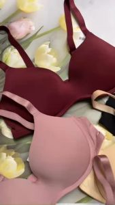 Áo Lót Nữ Áo Ngực Lovely Mút Đúc Ép Mỏng 05cm 3 Móc Cài Không Gọng AL1285