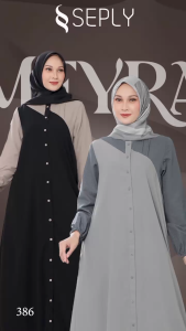 GAMIS SEPLY MEYRA 386 DRESS KEKINIAN TERBARU DAILY KASUAL KONDANGAN KULIAH TERMURAHHH