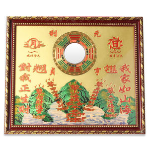 Tranh trang trí bói toán gương biển núi Đồ trang trí shanhaizhen văn phòng nhà cửa phong trang trí