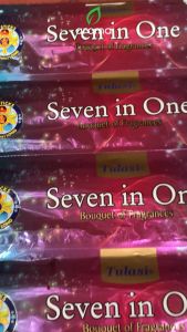 Dupa India Aromaterapi Pouch Plastic - Tulasi Seven in One 35 Sticks