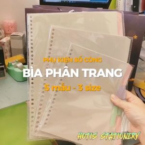 HOTIS Bìa phân trang nhiều màu - Phụ kiện sổ còng binder A5/ B5/ A4