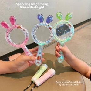 Rabbit Ears Cartoon Magnifying Flashlight Toy Educational Intelligence Development