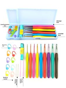 Handmade DIY Crochet Kit for Beginners Yarn Doll Making Tool Set Home Fabric Sewing And Craft Supplies Hook Needle Included