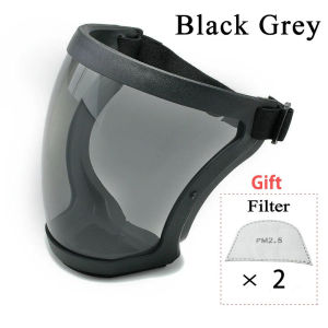 Full Face Shield Transparent Safety Mask With Filthers Oil-splash Proof Eye Facial Anti-fog Head Cover Work Protection Glasses Pelindung Wajah Transparan Masker Keselamatan Anti-Kabut - Lazada