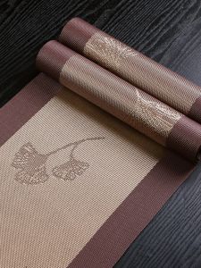 High-End New Chinese Style Table Flag Tea Mat Fabric Waterproof Zen Tea Table Cloth Pad Home Kitchen Restaurant Dining Table