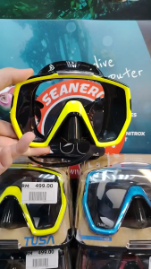 Tusa Freedom HD Diving Mask for Big Face M1001QB Snorkeling Scuba Diving