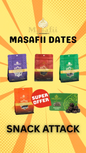 Masafii Lulu Dates Kurma Lulu Emirat from UAE in Pouch (250g)