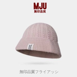 Womens Knitted Woolen Hat Casual Style Windproof Fisherman Cap Autumn Winter Warmth No Brand Moon Phase Cap Adjustable Size