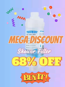 Replaceable Pre-Filter Water Filter PP Cotton Filter Purifier Removal Heavy Metal Purifier Shower Washing Machine Filter