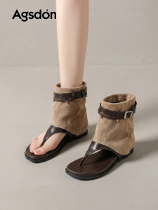 Agsdon | Height Increasing Retro Roman Sandal Boots