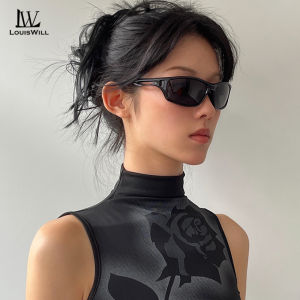 LouisWill Polarized Sports Sunglasses Unbreakable Frame Classical Fashion Glasses UV400 Sunglasses Outdoor Activities Driving Fishing Racing Eyewear Non-slip Temples Sun Glasses