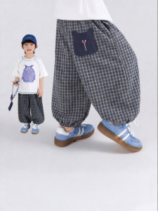 Usbettas | Summer Cotton Casual Sports Checkered Pants S