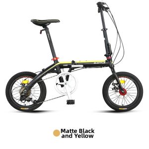 BATTLE | Portable Lightweight Folding Mini Bicycle 16inch 7 Speed