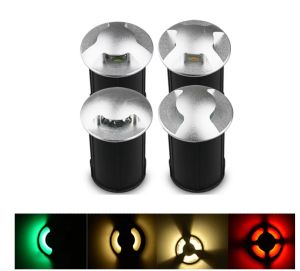 IP68 Waterproof Led Underground Light Outdoor Terrace Spot 220v 12V Garden Decoration Recessed Floor Deck Lamp 1w 3W