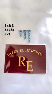 Baut Lancip 8x1/2, 8x3/4 & 8x11: Harga Per 100Pcs