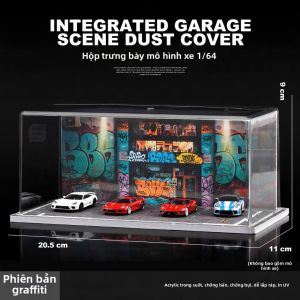 Hộp Hiển Thị Có Đèn Cho Xe Mô Hình 1:64