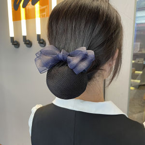 Phụ Kiện Tóc Nữ Đi Làm Chuyên Nghiệp Cho Nhân Viên Ngân Hàng Và Tiếp Viên Hàng Không Mũ Tóc Buộc Tóc Bằng Vải Lụa OL Phong Cách Mới