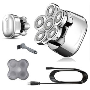 Máy Cạo Râu Điện 6 Trong 1 Dành Cho Nam Máy Cạo Râu Đa Chức Năng Có Thể Sạc Lại Với Màn Hình Kỹ Thuật Số Máy Tỉa Lông Mũi Cạo Râu Ướt Và Khô