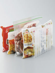 Inomata Adjustable Dividers Organizer Rack for Fridge Refrigerator Freezer Storage Shelf Home Use Kitchen Utility Plastic