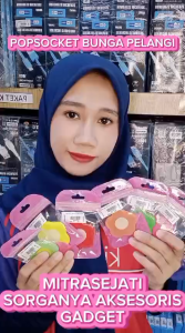 Mitra Sejati Phone Grip Bunga Pelangi Popsocket Flower
