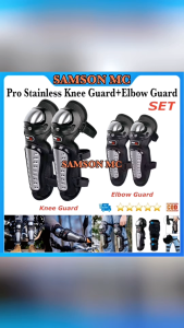 4Pcs Universal Pro Stainless Knee/Elbow Pads Guard Mountain Bike Bicycles Outdoor Sports Motor cross Motor Racing