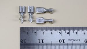 5 Pcs Skun Putih ACG ECU ECM 6.3mm HONDA FI ESP Beat Vario 125 150 LED Untuk Kabel Besar