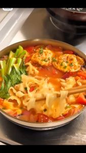 5片速食刀削面 / 5pcs 0 calorie Chinese Yam Knife-Sliced Noodles Stomach Care/ Supper/ Instant noodles/Chinese Food