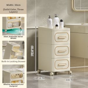 MMZECE | Waterproof Easy-to-Assemble Storage Cabinet For Bathroom