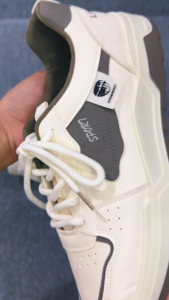 DILOOK S082 Sepatu Sneakers Pria Putih Coklat Sepatu Kasual Sporty Keren Kekinian