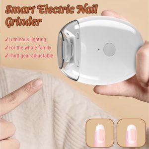 Electric Nail Clipper Automatic Safe Low Noise Nail Trimmer Rechargeable Baby Adult Nail Cutter婴儿指甲刀